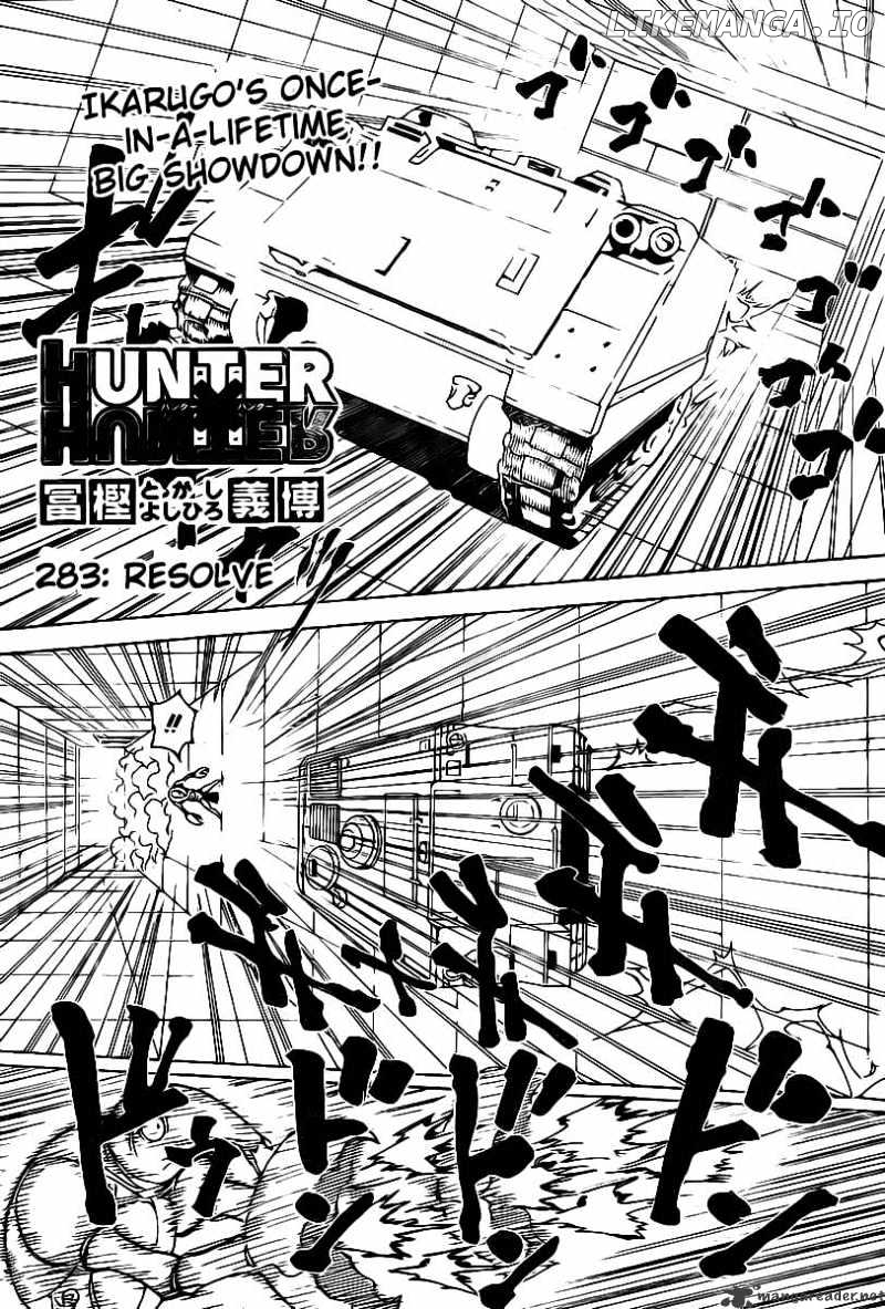 Hunter x Hunter, Chapter 283 image 01